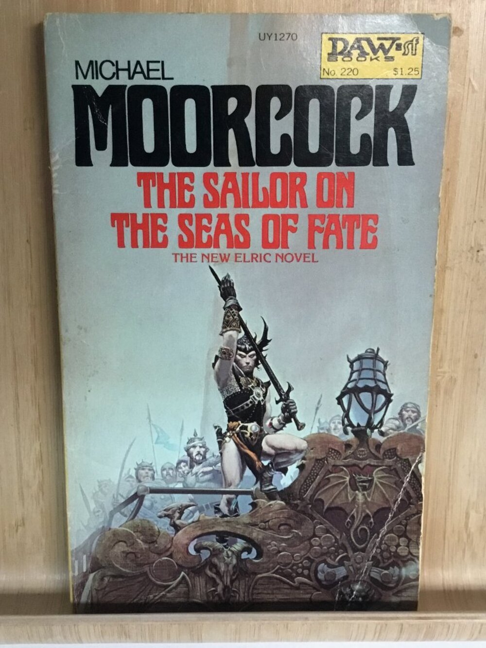 The Sailor on the Seas of Fate by Michael Moorcock PB DAW 1976 1st Printing